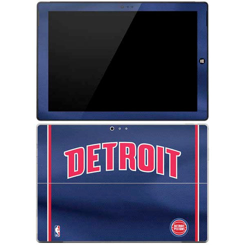 NBA Detroit Pistons Jersey Surface Pro 3 Skin